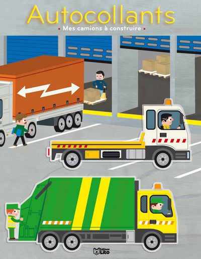 AUTOCOLLANTS : MES CAMIONS A CONSTRUIRE