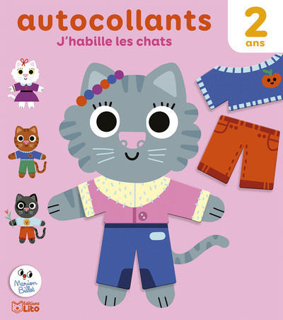 J HABILLE LES CHATS AUTOCOLLANTS