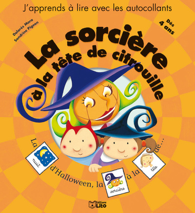 SORCIERE TETE CITROUILLE