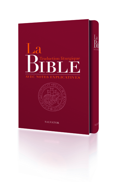 BIBLE TRADUCTION LITURGIQUE AVEC NOTES EXPLICATIVES - COUVERTURE EN CUIR