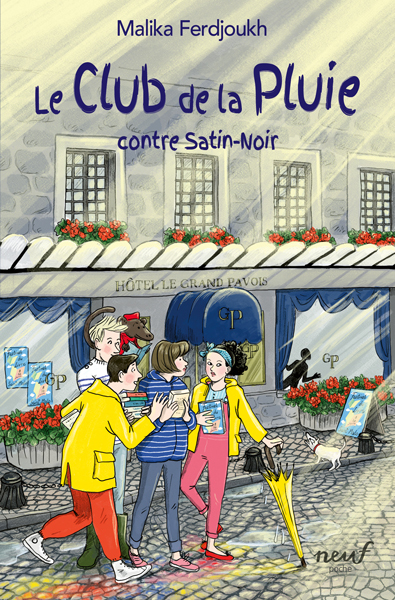 CLUB DE LA PLUIE CONTRE SATIN-NOIR - NEUF POCHE
