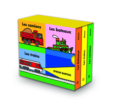 CAMIONS - LES BATEAUX - LES TRAINS (COFFRET)