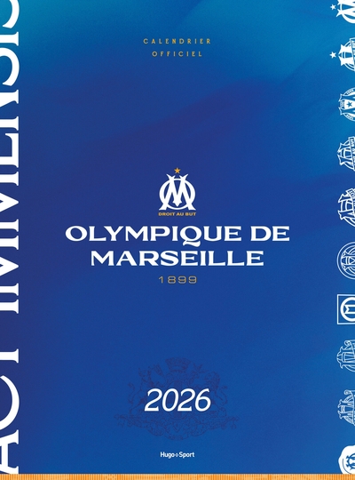 CALENDRIER MURAL OLYMPIQUE DE MARSEILLE 2026