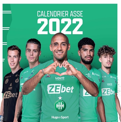 CALENDRIER MURAL AS SAINT ETIENNE 2022
