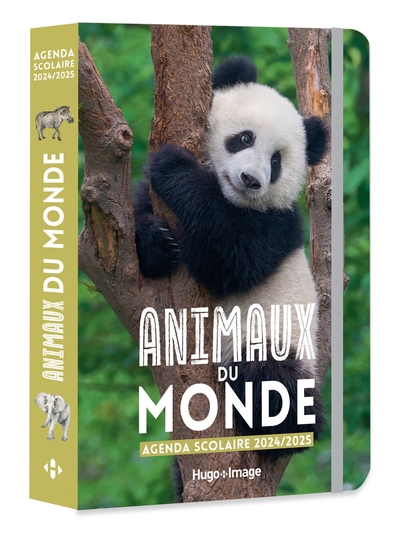 AGENDA SCOLAIRE ANIMAUX DU MONDE 2024 - 2025