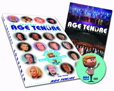 COFFRET SOUVENIR AGE TENDRE LA TOURNEE DES IDOLES - DVD INCLUS