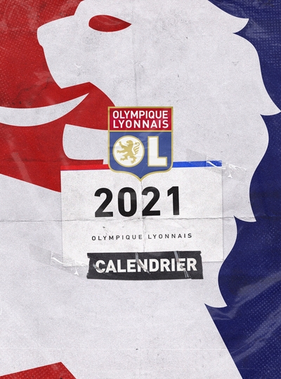 CALENDRIER MURAL OLYMPIQUE LYONNAIS 2021