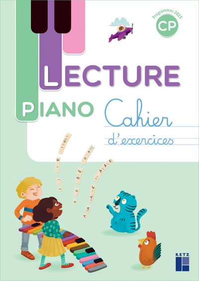 LECTURE PIANO CP - CAHIER DE L´ELEVE - PROGRAMMES 2025