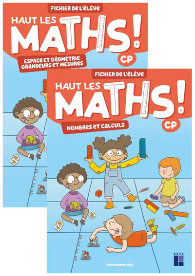 HAUT LES MATHS CP - FICHIER DE L´ELEVE EN 2 VOLUMES ED 2021