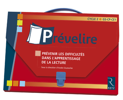 MALLETTE PREVELIRE - PREVENIR LES DIFFICULTES DANS L´APPRENTISSAGE DE LA LECTURE - CYCLE 2 GS-CP-CE1