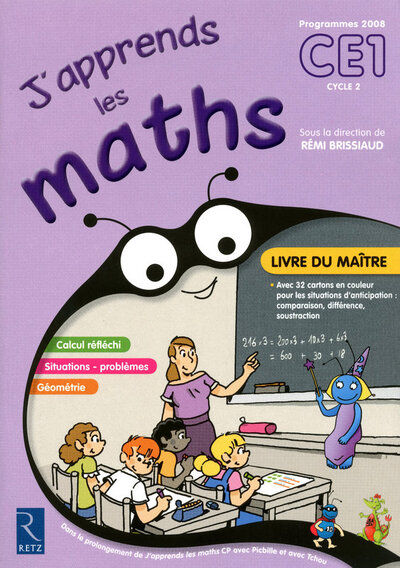 J´APPRENDS LES MATHS CE1 LIVRE DU MAITRE