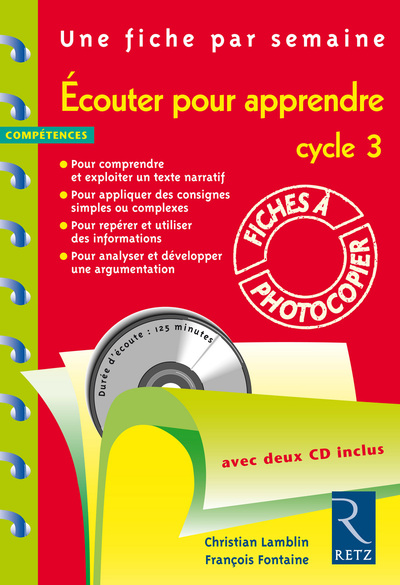 ECOUTER PR APPREND.CYC.3 +CD