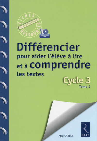 DIFFERENCIER POUR AIDER L´ELEVE A LIRE ET A COMPRENDRE LES TEXTES (+ CD-ROM)