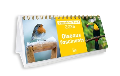 CALENDRIER SEMAINIER 2025 OISEAUX FASCINANTS