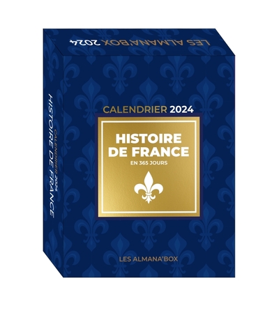 GRAND CALENDRIER ALMANA´BOX HISTOIRE DE FRANCE EN 365 JOURS 2024