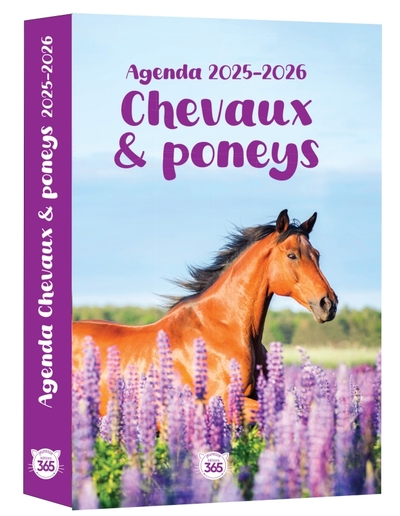 AGENDA SCOLAIRE 2025-2026 CHEVAUX & PONEYS