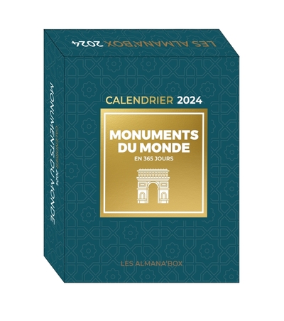 GRAND CALENDRIER ALMANA´BOX MONUMENTS DU MONDE EN 365 JOURS 2024