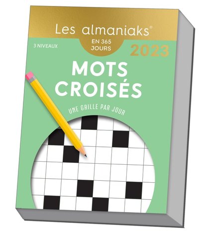 ALMANIAK MOTS CROISES 2023 : 1 GRILLE PAR JOUR