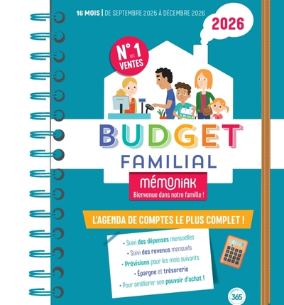 BUDGET FAMILIAL MEMONIAK, SEPT. 2025 A DEC. 2026 - LE PLUS COMPLET