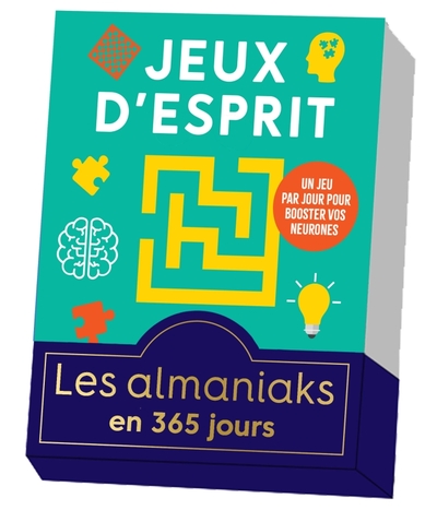 ALMANIAK JEUX D´ESPRIT, CALENDRIER UNE PAGE PAR JOUR