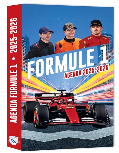 AGENDA SCOLAIRE 2025-2026 FORMULE 1
