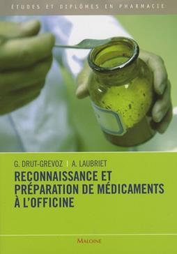 RECONNAISSANCE  PREPARATION MEDICAMENTS A OFFICINE