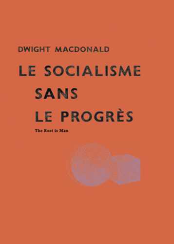 SOCIALISME SANS LE PROGRES