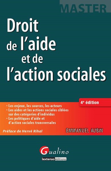 DROIT DE L´AIDE ET DE L´ACTION SOCIALES