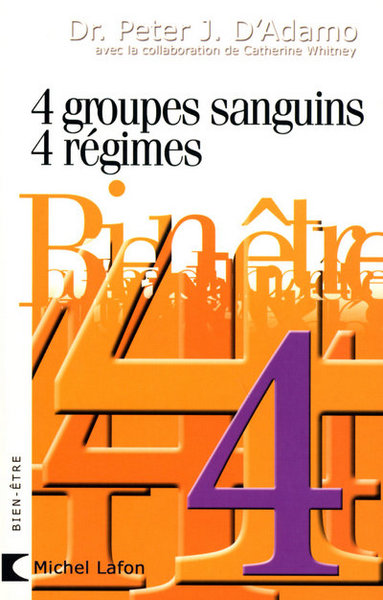 4 GROUPES SANGUINS  4 REGIMES