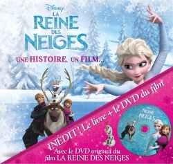 LIVRE + DVD LA REINE DES NEIGES