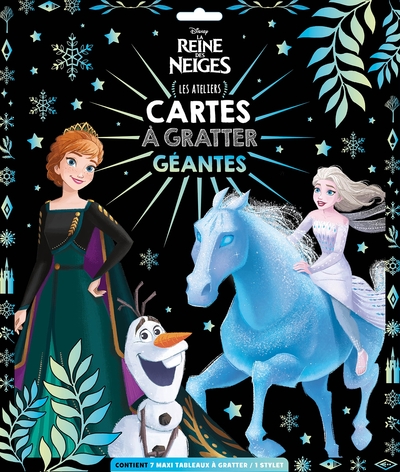 REINE DES NEIGES - MES CARTES A GRATTER GEANTES - DISNEY