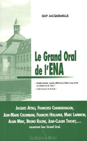 GRAND ORAL DE L'ENA