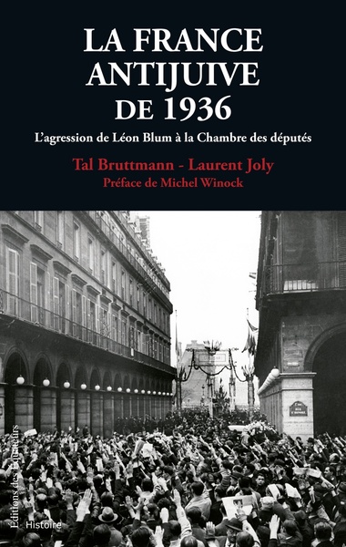 FRANCE ANTI-JUIVE DE 1936  L´AGRESSION DE LEON BLUM A LA CHAMBRE DES DEP