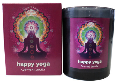 BOUGIE GREEN TREE HAPPY YOGA