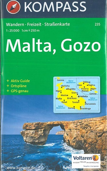 MALTA/GOZO 235  1/25.000
