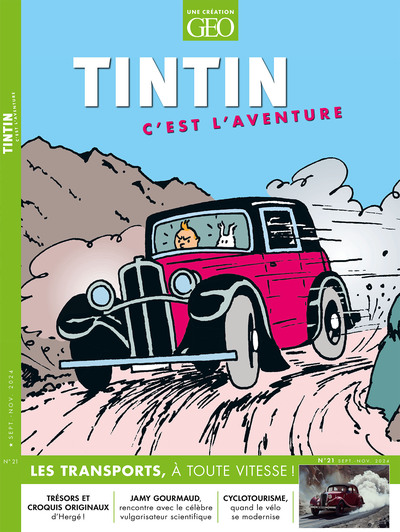 TINTIN 21 LES TRANSPORTS - A TOUTE VITESSE !