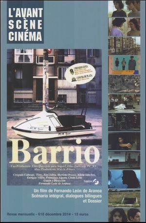 L´AVANT SCENE CINEMA N 618 BARRIO (DECEMBRE2014)