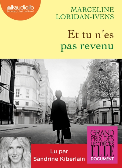 ET TU N´ES PAS REVENU - LIVRE AUDIO 1 CD MP3