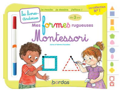 MES FORMES RUGUEUSES MONTESSORI - LIVRES-ARDOISES