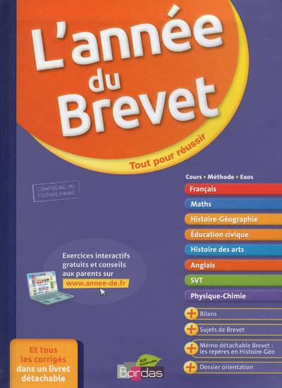 L´ANNEE DU BREVET 3E - TOUT POUR REUSSIR