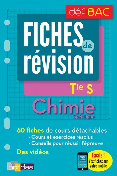 DEFIBAC - FICHES DE REVISION - CHIMIE SPECIFIQUE TLE S