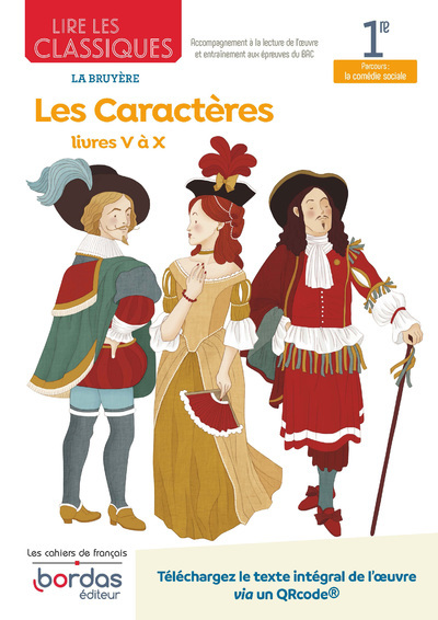 LIRE LES CLASSIQUES - FRANCAIS 1RE - OEUVRE LES CARACTERES - LIVRES V A X