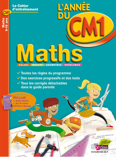 CAHIER D´ENTRAINEMENT L´ANNEE DU CM1  MATHS
