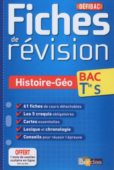 DEFIBAC FICHES DE REVISION HISTOIRE-GEO TERMINALE S