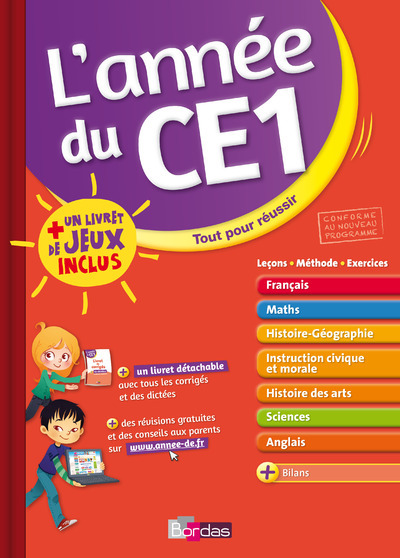 L´ANNEE DU CE1 + LIVRET DE JEUX