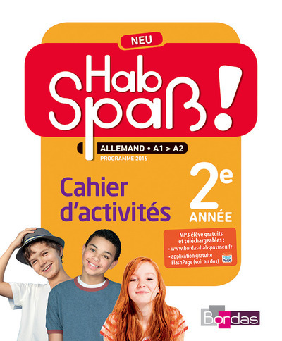 HAB SPAB ! NEU ALLEMAND LV2 4E 2016 - CAHIER D´ACTIVITES ELEVE