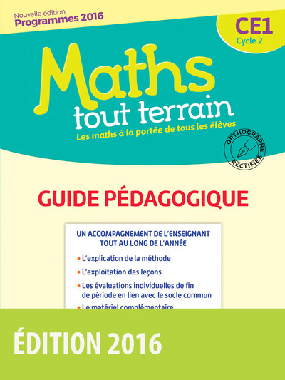 MATHS TOUT TERRAIN CE1 2016