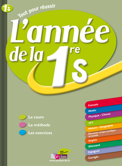 L´ANNEE DE LA 1ERE S - TOUT POUR REUSSIR