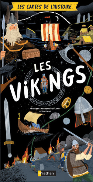 VIKINGS - CARTES DE L´HISTOIRE