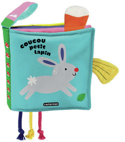 COUCOU PETIT LAPIN - LIVRE TISSU